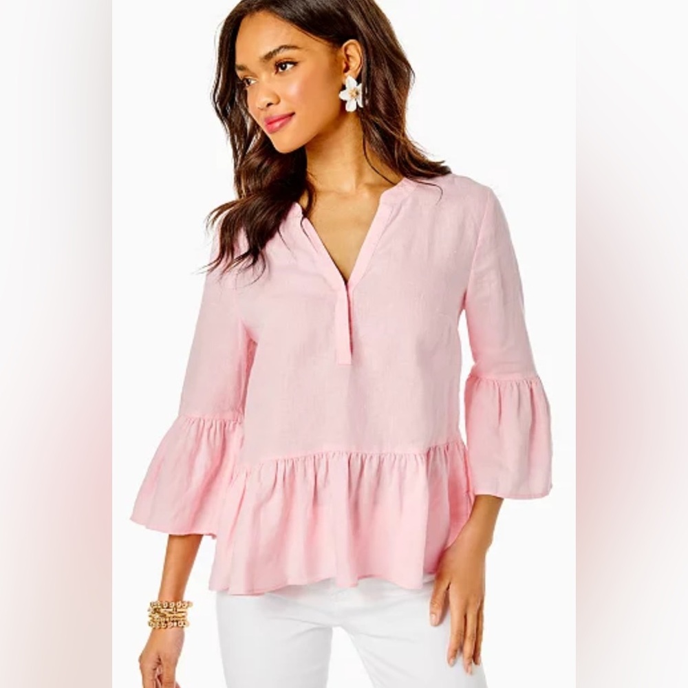 Lilly Pulitzer Linen Top
